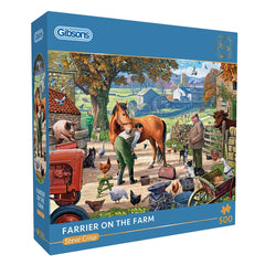 Gibsons Farrier on the Farm Jigsaw Puzzle (500 Pieces)