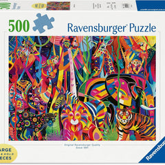 Ravensburger Jewelled Jungle Jigsaw Puzzle (500 XL Extra Large Pieces)