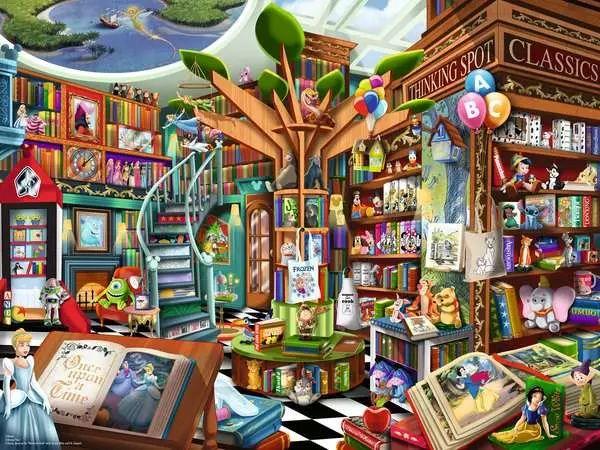 Ravensburger Magical Disney Bookshop Jigsaw Puzzle (1500 Pieces)
