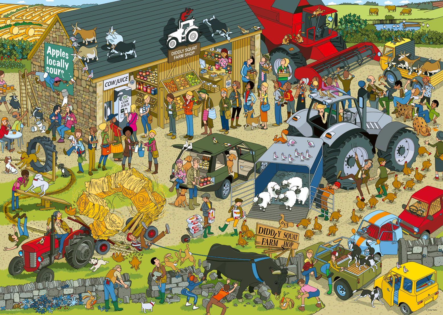 Ravensburger Diddly Squat Farm Jigsaw Puzzle (1000 Pieces)