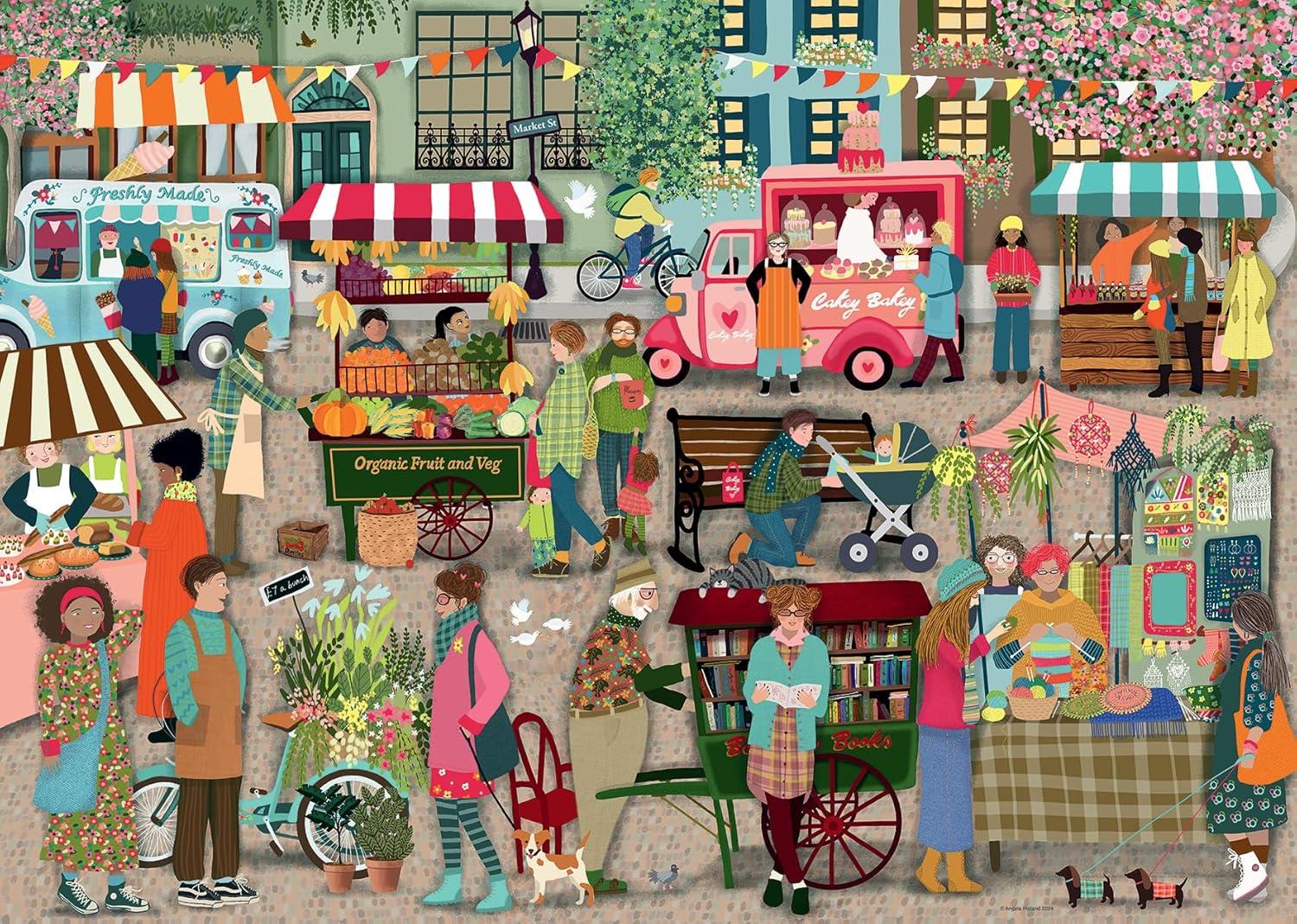 Ravensburger Street Market Jigsaw Puzzle (1000 Pieces)