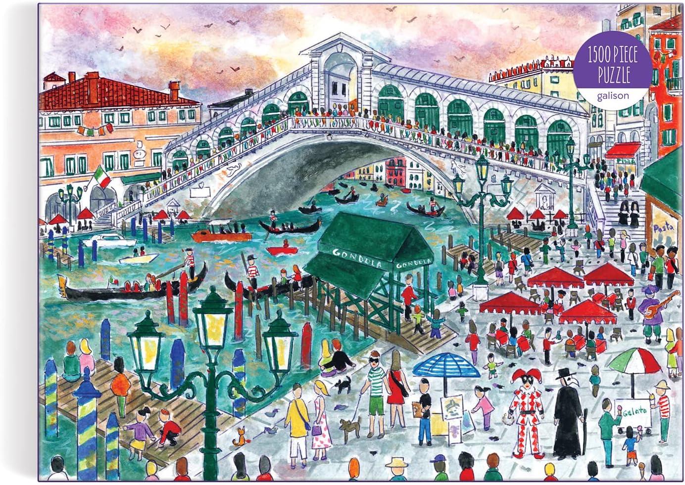 Galison Venice, Michael Storrings Jigsaw Puzzle (1500 Pieces) DAMAGED BOX