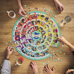 Ridley's Inspirational Women Circular Jigsaw Puzzle (1000 Pieces)