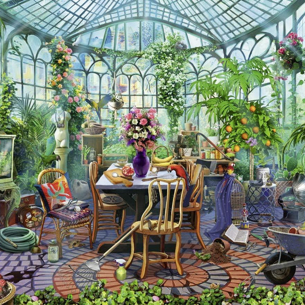 Ravensburger Greenhouse Morning Jigsaw Puzzle (500 Pieces) DAMAGED BOX