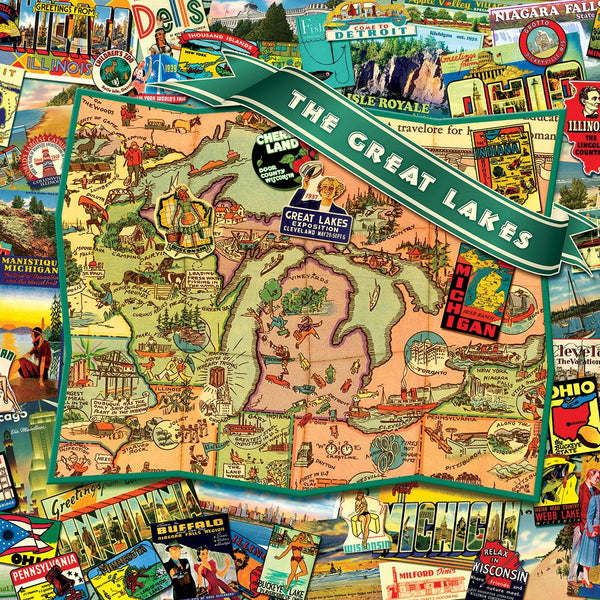 Sunsout Great Lakes - Ward Thacker Studio - Jigsaw Puzzle (1000 Pieces)