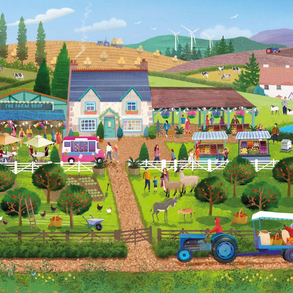 Otter House Farm Shop Fun Jigsaw Puzzle (1000 Pieces)