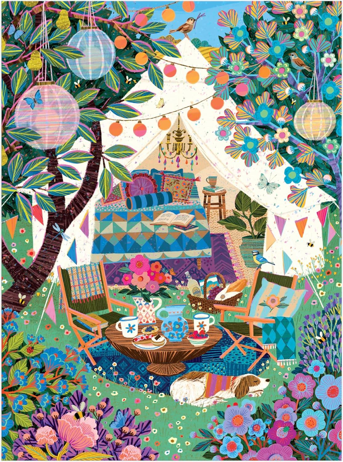 Galison Blooming Escape, Victoria Ball Jigsaw Puzzle (1000 Pieces)