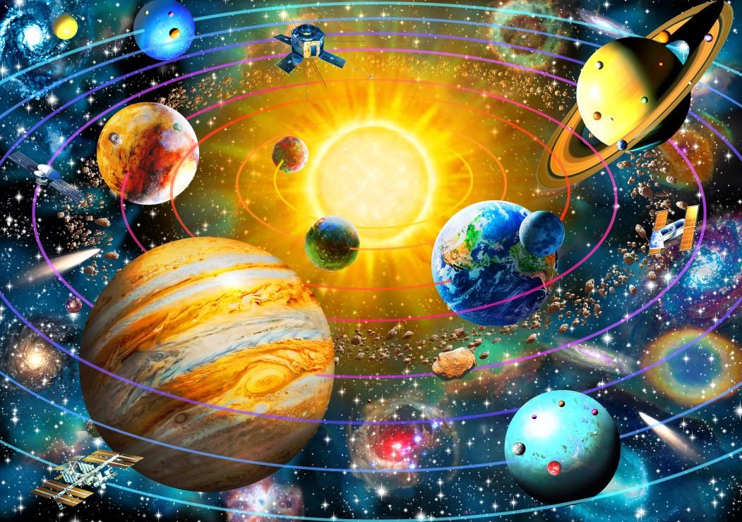 Bluebird Ringed Solar System Jigsaw Puzzle (1000 Pieces)