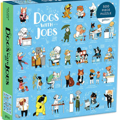 Galison Dogs With Jobs Jigsaw Puzzle (500 Pieces)