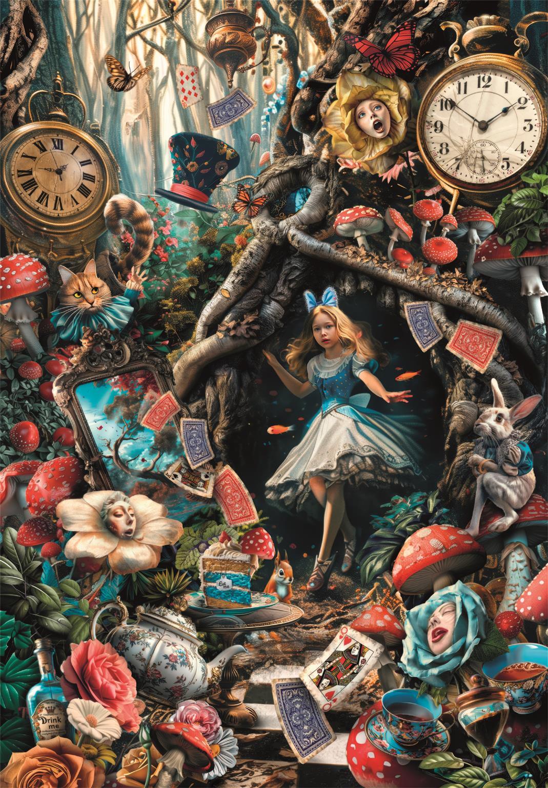 Clementoni Another Day In Wonderland Jigsaw Puzzle (1000 Pieces)
