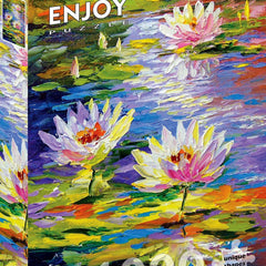 Enjoy Water Lilies in the Pond Jigsaw Puzzle (1000 Pieces)