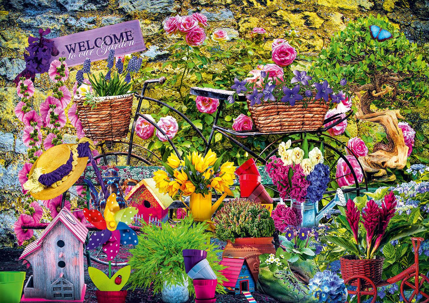 Bluebird Welcome to Our Garden Jigsaw Puzzle (1000 Pieces)