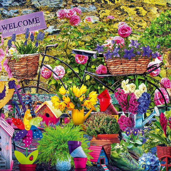 Bluebird Welcome to Our Garden Jigsaw Puzzle (1000 Pieces)
