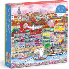 Galison Colors of Porto, Michael Storrings Jigsaw Puzzle (500 Pieces)