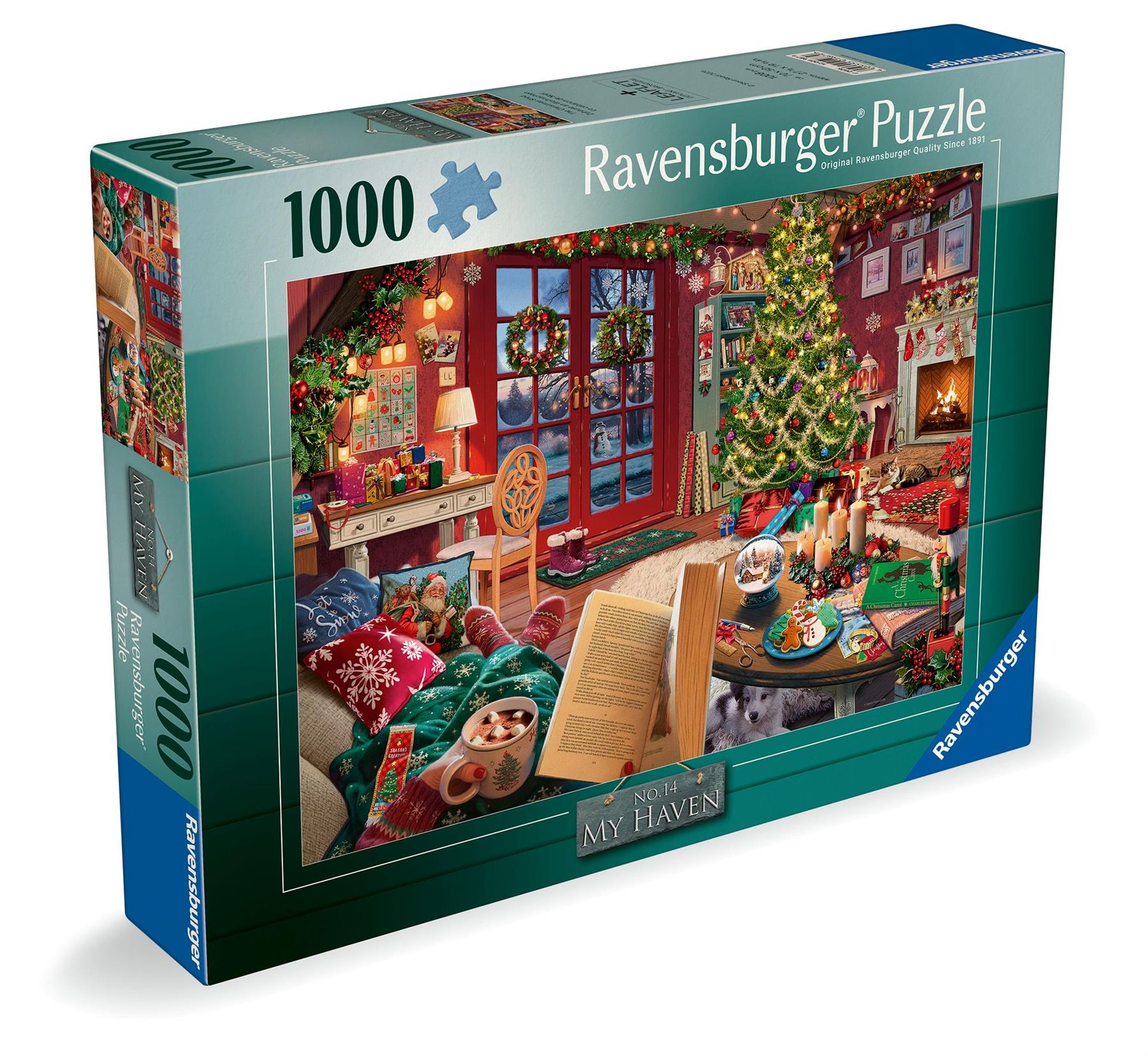 Ravensburger My Haven No.14 Christmas Shed Jigsaw Puzzle (1000 Pieces)