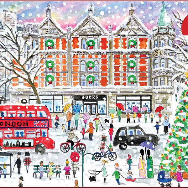 Galison Christmas in London, Michael Storrings Jigsaw Puzzle (1000 Pieces)
