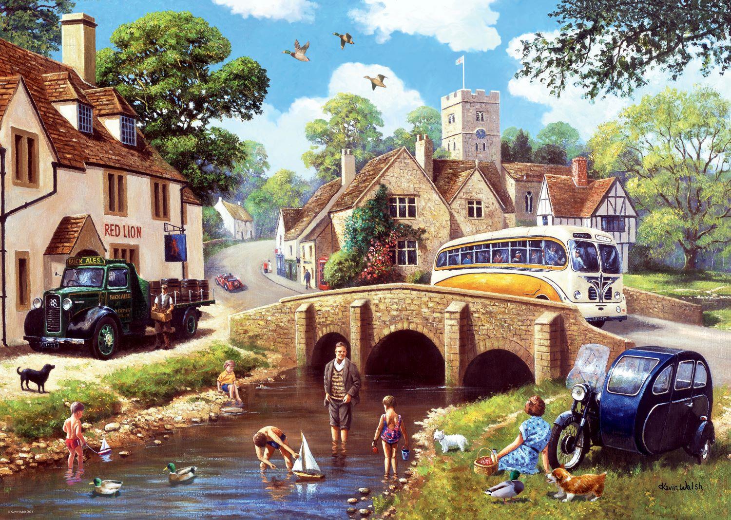Ravensburger Day by the River Jigsaw Puzzle (1000 Pieces)