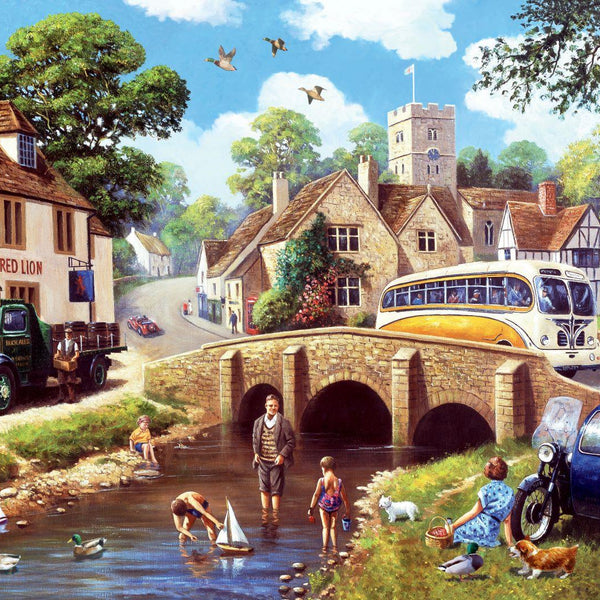 Ravensburger Day by the River Jigsaw Puzzle (1000 Pieces)
