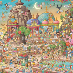 Heye Triangular Yoga Land Jigsaw Puzzle (1500 Pieces)