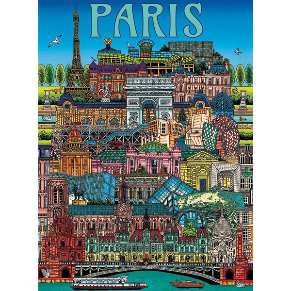 Gibsons Paris Cityscape Jigsaw Puzzle (500 Pieces)