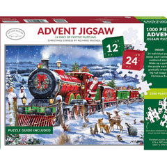Otter House Advent Calendar - Christmas Express Jigsaw Puzzle (1000 Pieces)
