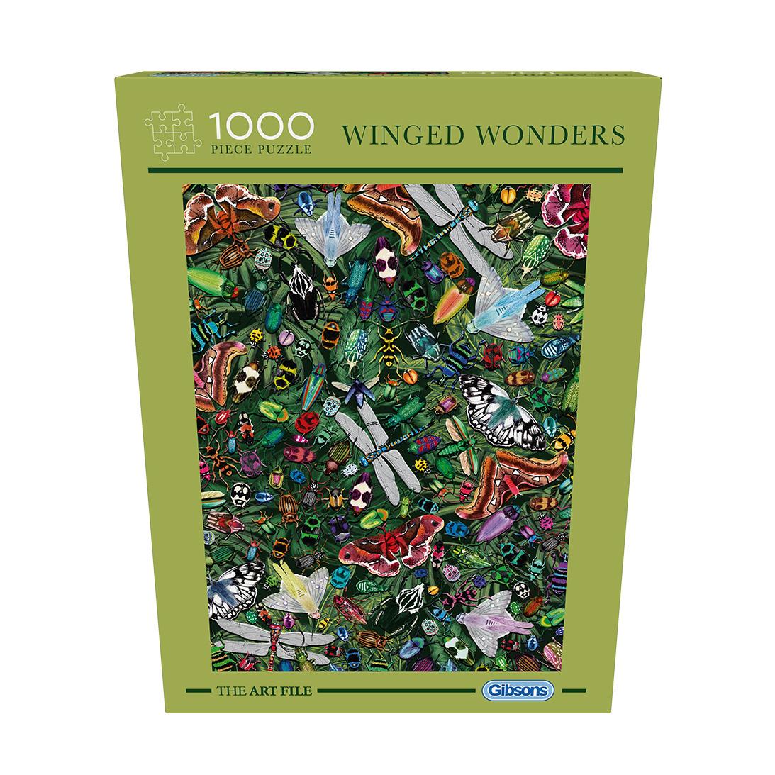 Gibsons Winged Wonders, The Art File Jigsaw Puzzle (1000 Pieces) DAMAGED BOX