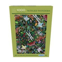 Gibsons Winged Wonders, The Art File Jigsaw Puzzle (1000 Pieces) DAMAGED BOX