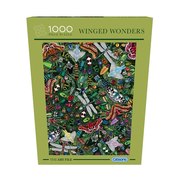 Gibsons Winged Wonders, The Art File Jigsaw Puzzle (1000 Pieces) DAMAGED BOX