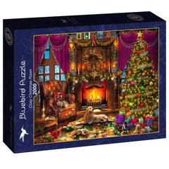 Bluebird Cosy Christmas Room Jigsaw Puzzle (2000 Pieces)