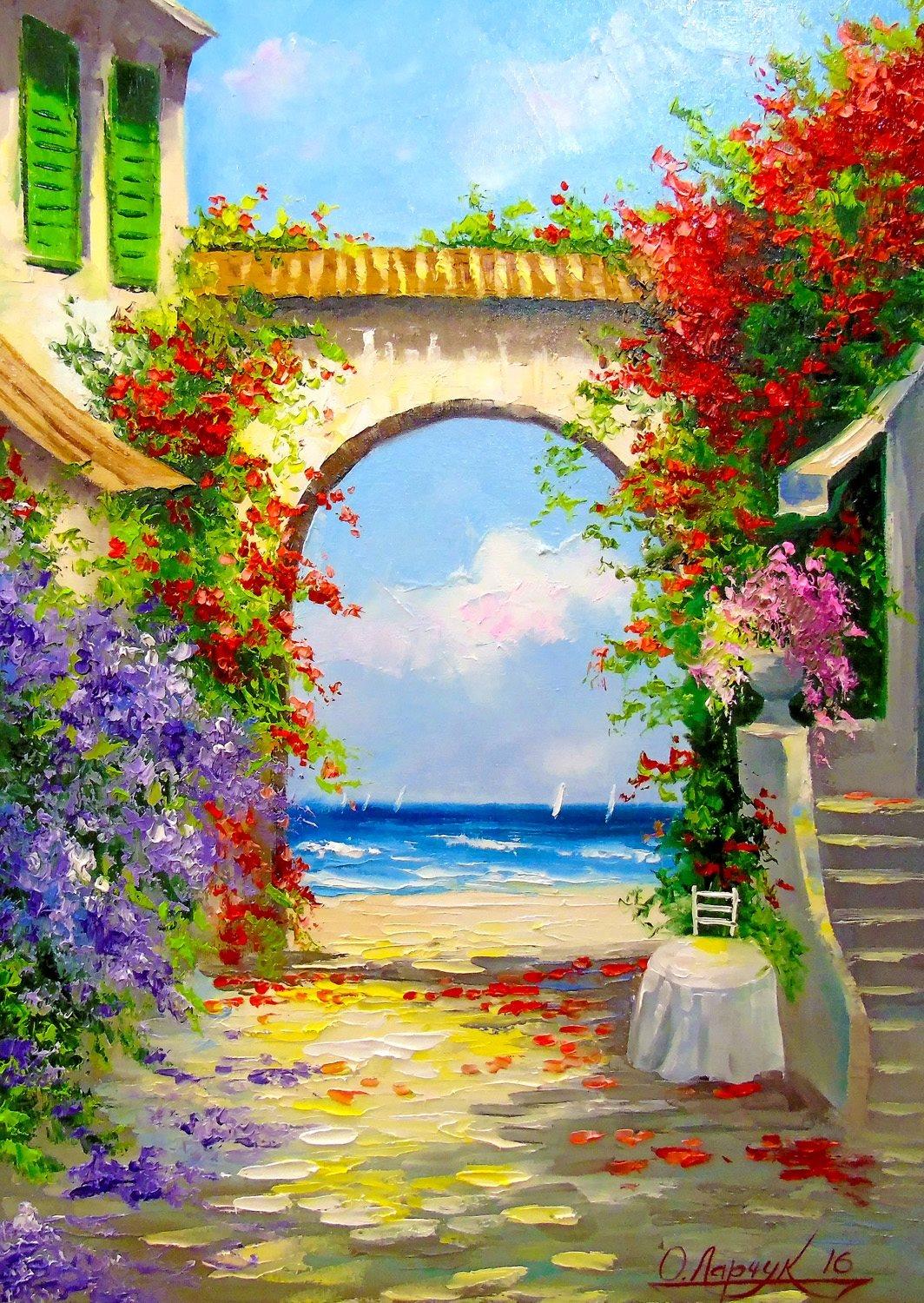 Enjoy At the Sea Shore Jigsaw Puzzle (1000 Pieces)