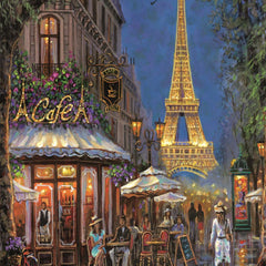 Clementoni Night At The Eiffel Café Jigsaw Puzzle (500 Pieces)