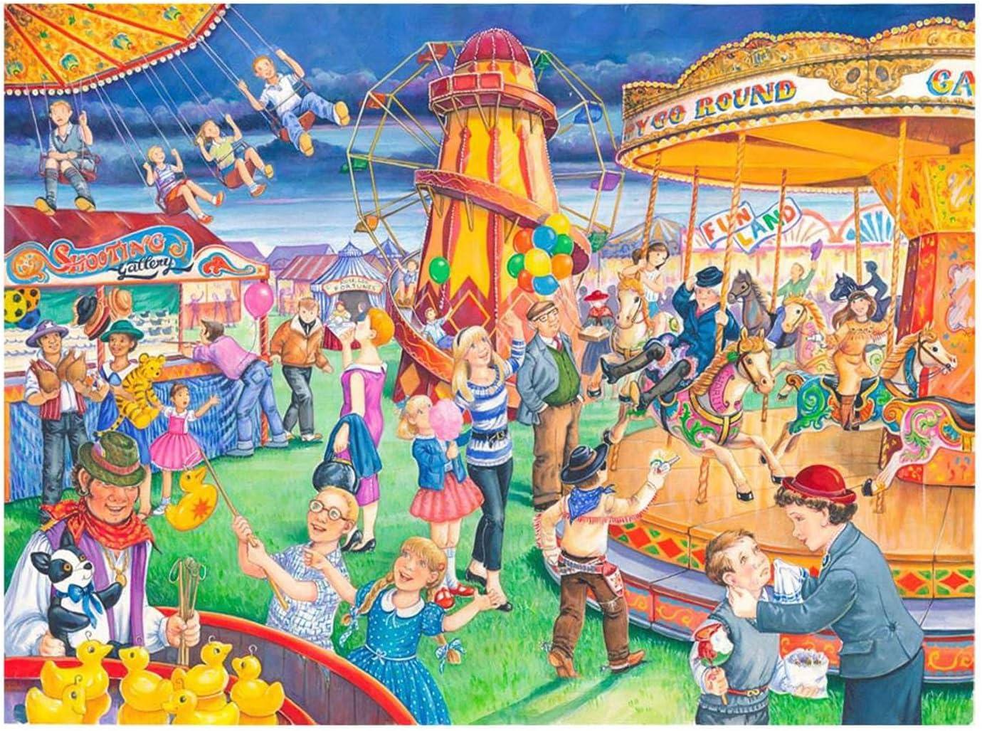 House of Puzzles Fairground Rides Jigsaw Puzzle (Big 250 XL Pieces)