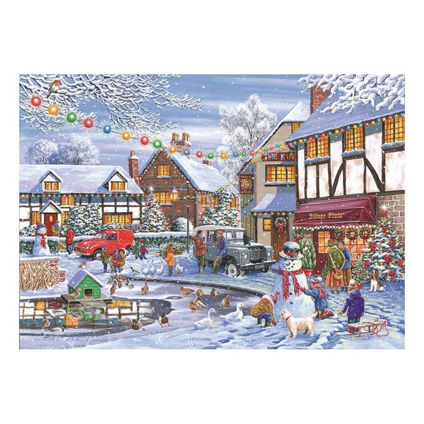House of Puzzles No.20 On Thin Ice Find the Difference Jigsaw Puzzle (1000 Pieces)