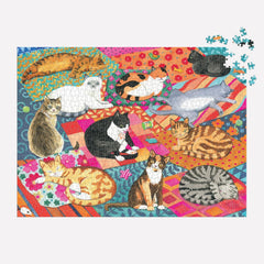 Galison Lounging Cats Jigsaw Puzzle (1000 Pieces)