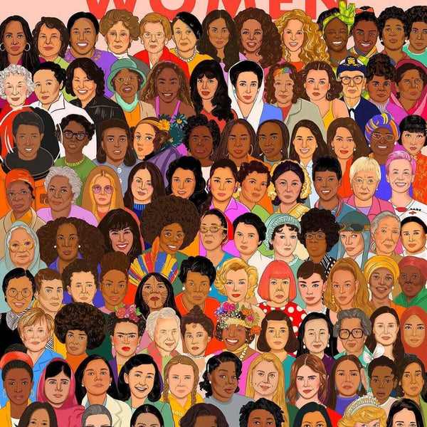 100 Iconic Women Jigsaw Puzzle (500 Pieces)