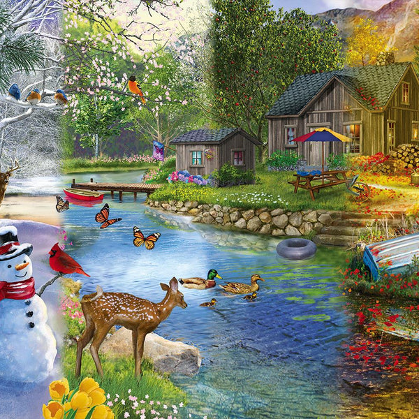 Alipson Season Transitions Jigsaw Puzzle (1000 Pieces)