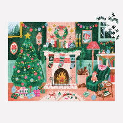 Galison Cozy by the Fireplace Jigsaw Puzzle (1000 Pieces)