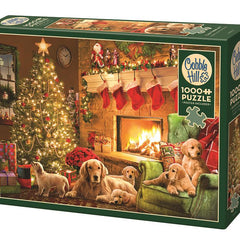 Cobble Hill Cozy Fireplace Jigsaw Puzzle (1000 Pieces)