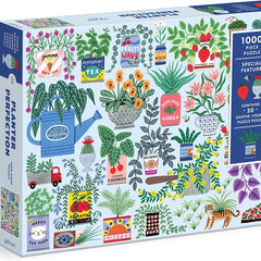 Galison Planter Perfection Jigsaw Puzzle with Shaped Pieces (1000 Pieces)