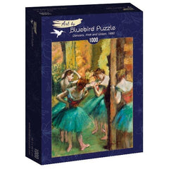 Bluebird Art Degas - Dancers, Pink and Green Jigsaw Puzzle (1000 Pieces)