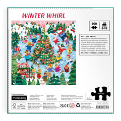 Galison Winter Whirl Jigsaw Puzzle (500 Pieces)