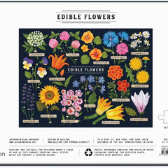 Galison Edible Flowers Jigsaw Puzzle (1000 Pieces) - DAMAGED BOX