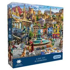 Gibsons A Day Out in Edinburgh Jigsaw Puzzle (1000 Pieces)