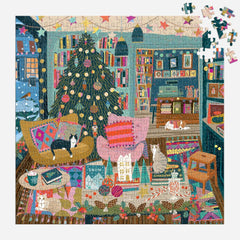 Galison Season's Readings Foil Jigsaw Puzzle (500 Pieces)