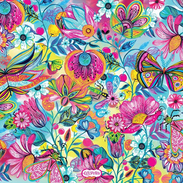 Bluebird Fleurs et Papillons - Flowers & Butterflies Jigsaw Puzzle (1000 Pieces)