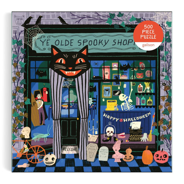 Galison Ye Olde Spooky Shoppe Jigsaw Puzzle (500 Pieces)