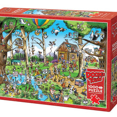 Cobble Hill Doodletown: Birdwatcher's Paradise Jigsaw Puzzle (1000 Pieces)