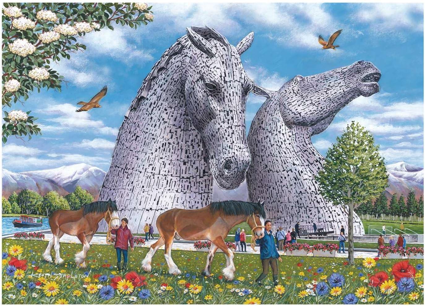 House of Puzzles The Kelpies Jigsaw Puzzle (1000 Pieces)