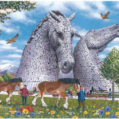 House of Puzzles The Kelpies Jigsaw Puzzle (1000 Pieces)