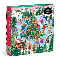 Galison Winter Whirl Jigsaw Puzzle (500 Pieces)